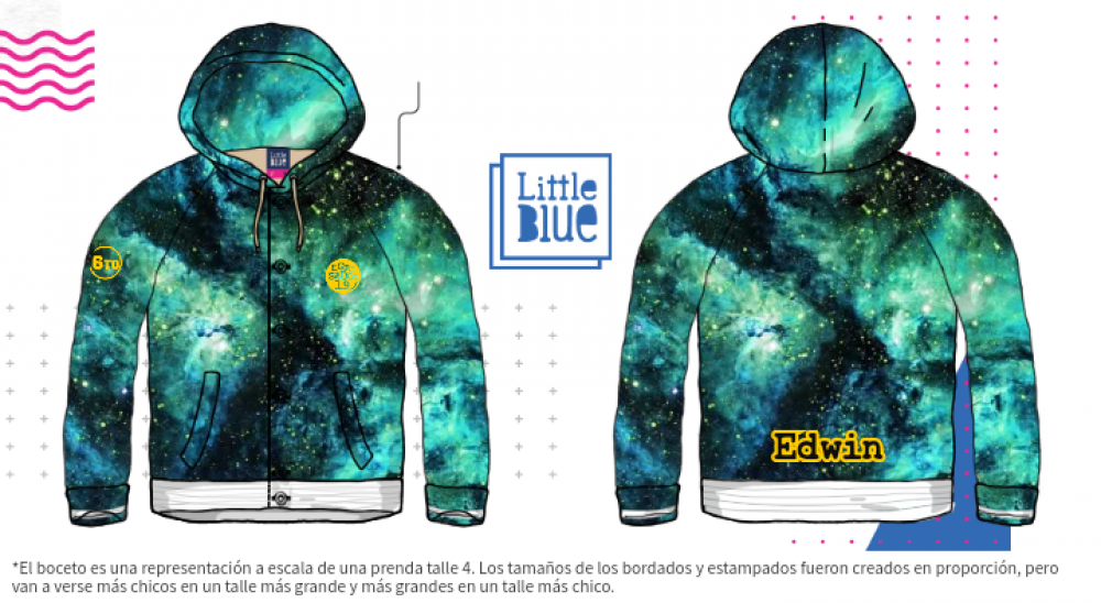 Compartí tu diseño - Camperas y Buzos de Egresados Little Blue