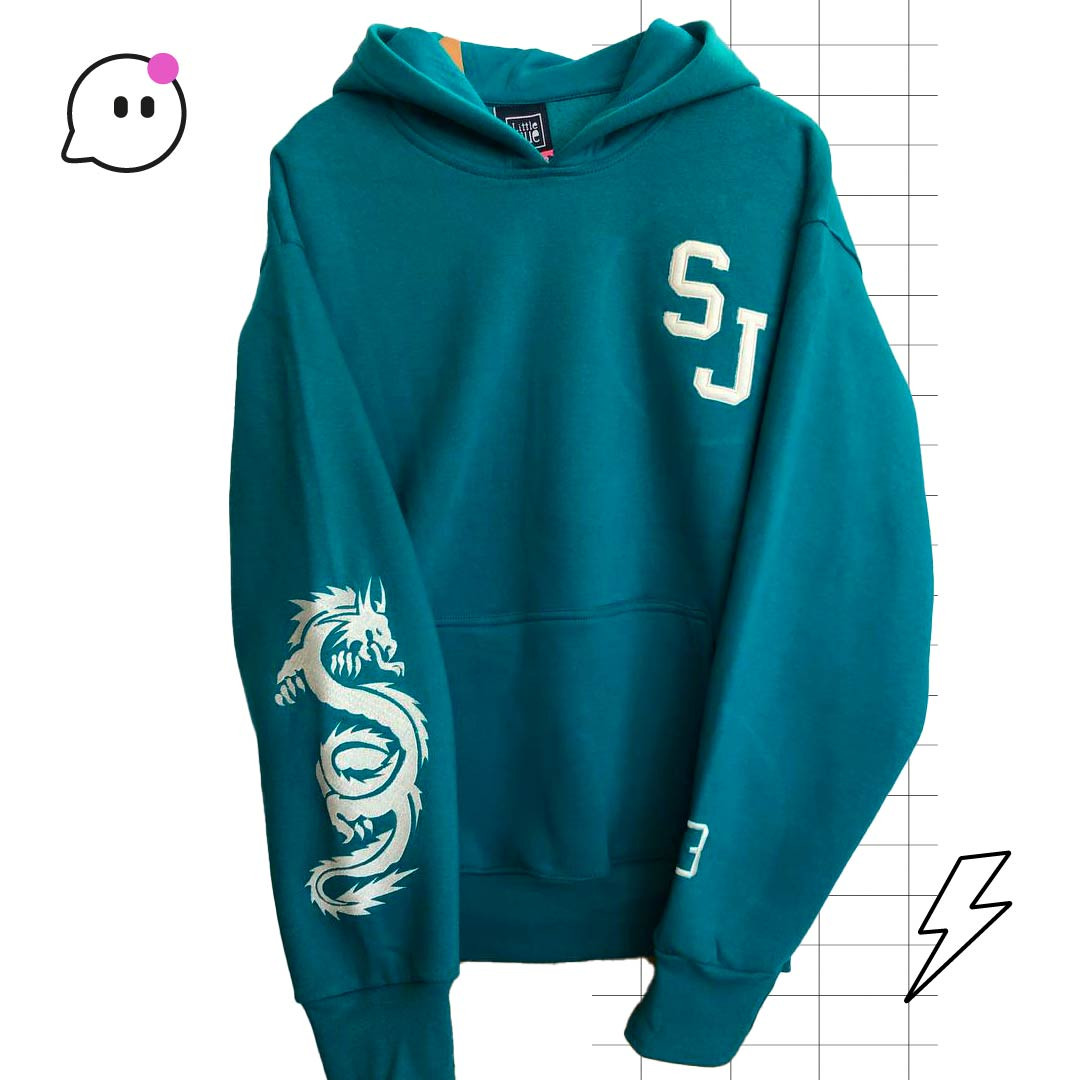 Buzo canguro de Egresados dragón sj
