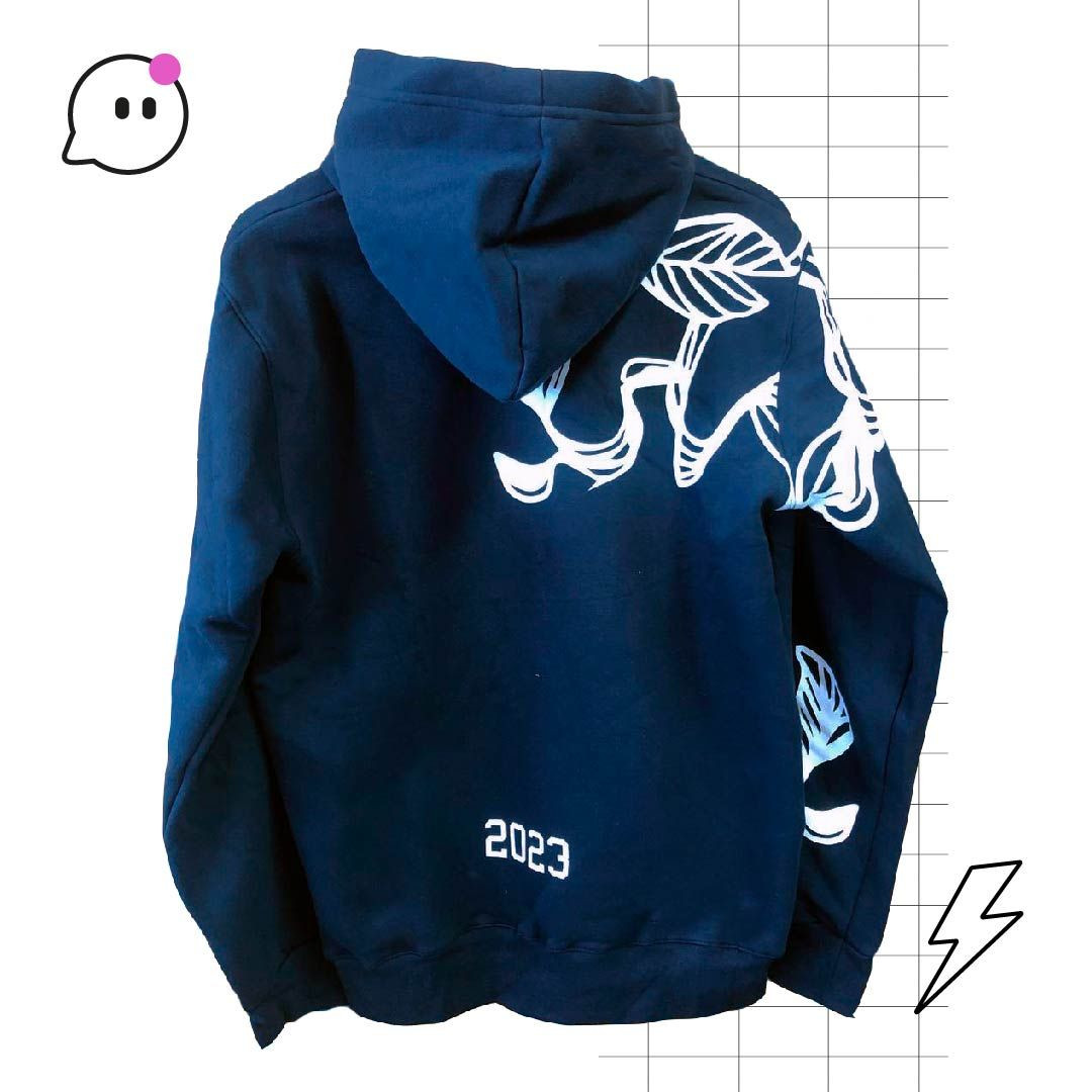 Buzo canguro de Egresados Buzo Canguro- HOJAS DTF