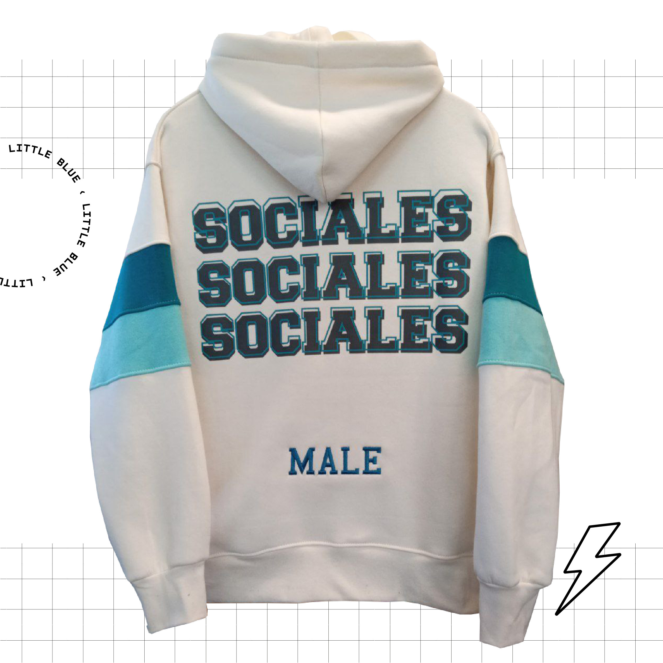 Buzo alternativo de Egresados Oversize Boca doble