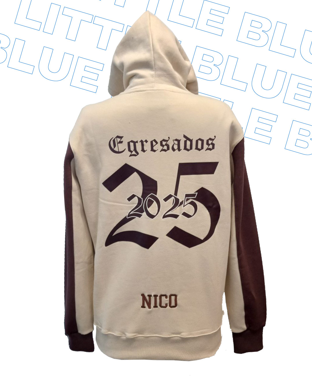 Buzo canguro de Egresados Buzo canguro crudo y marron