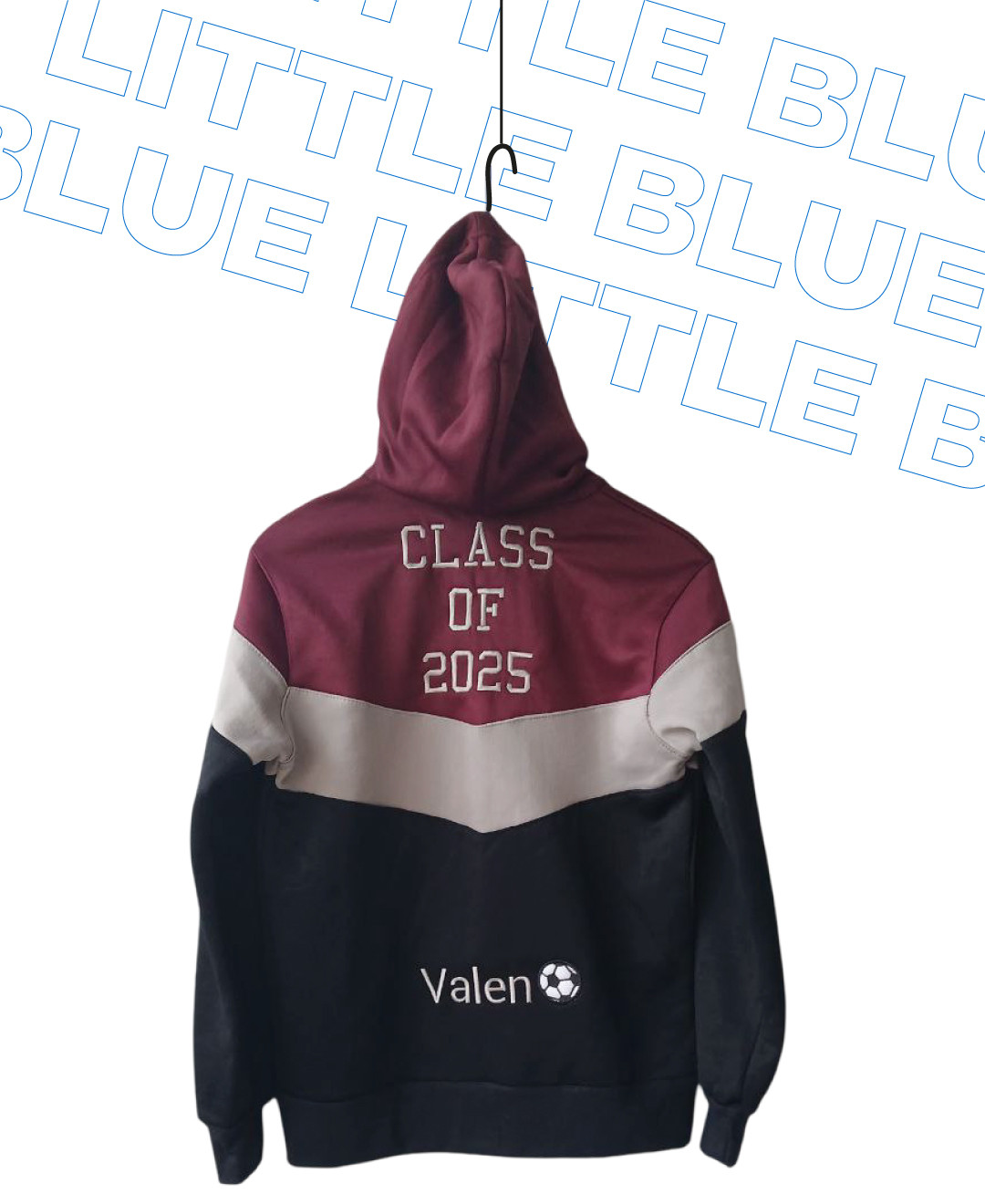 Campera con cierre de Egresados Campera velez frisa deportiva