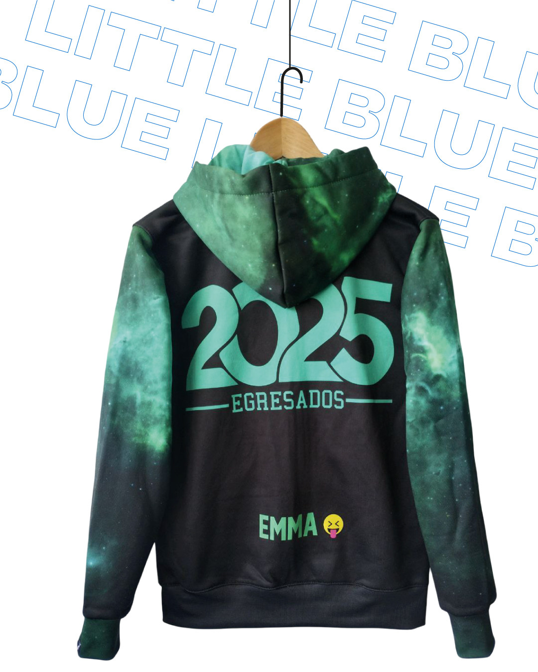 Campera con cierre de Egresados Campera con cierre fullprint