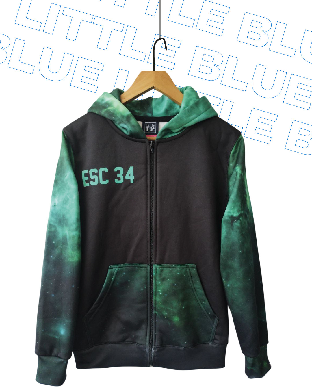 Campera con cierre de Egresados Campera con cierre fullprint