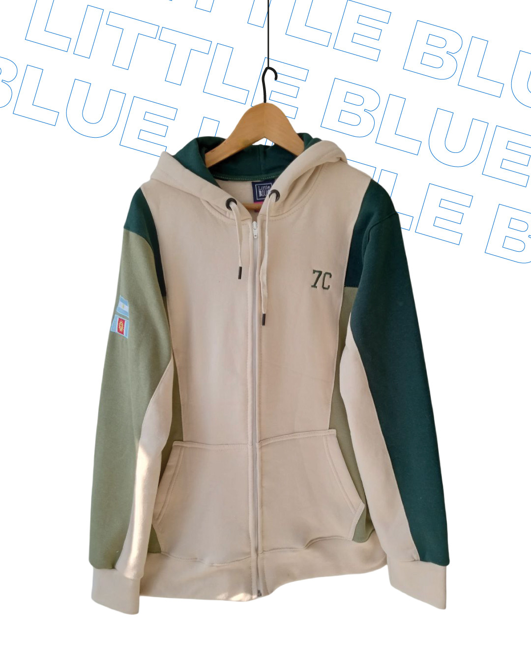 Campera con cierre de Egresados Campera con cierre recortes