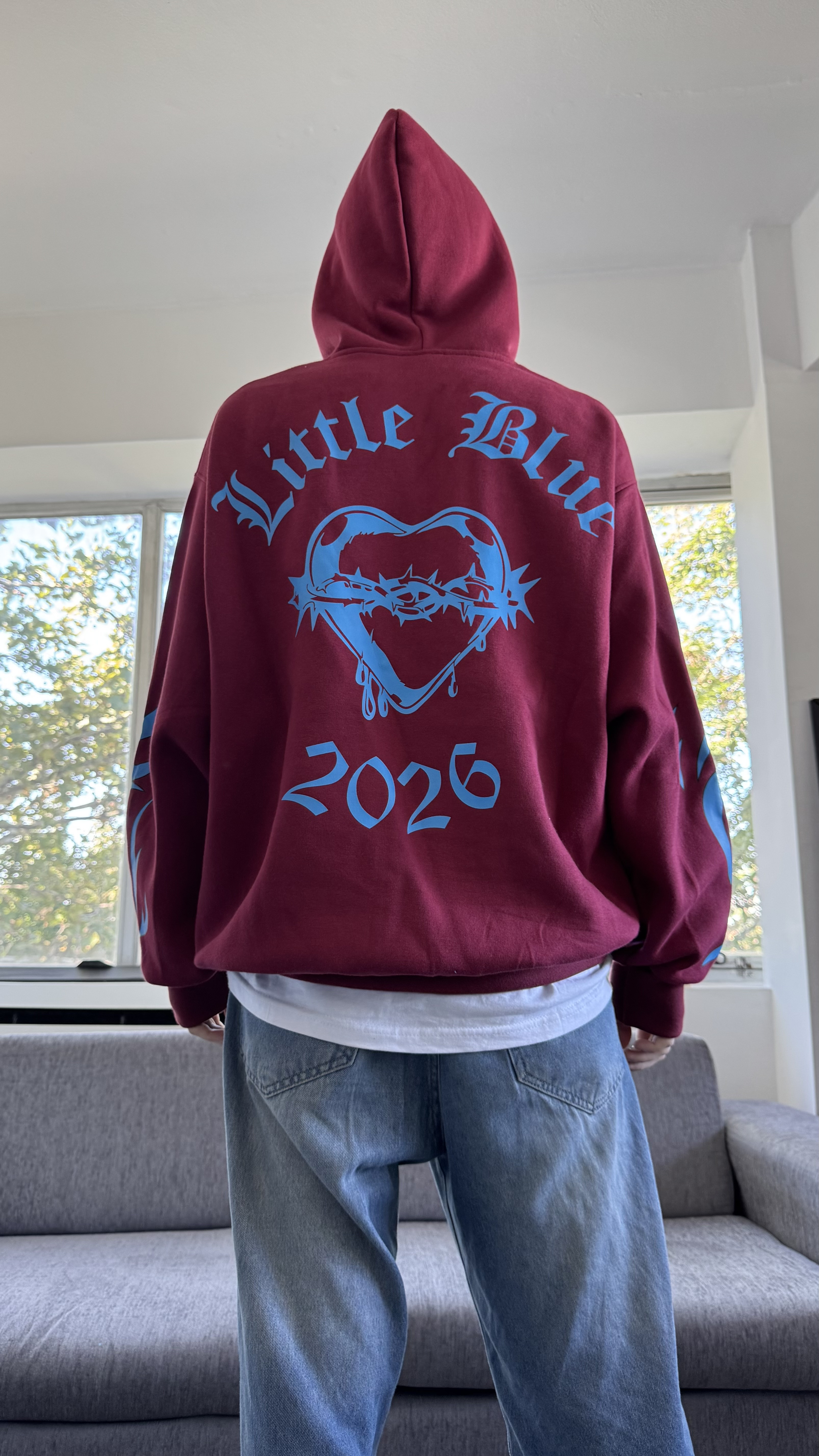 Buzo canguro de Egresados 02. Corazon con espinas