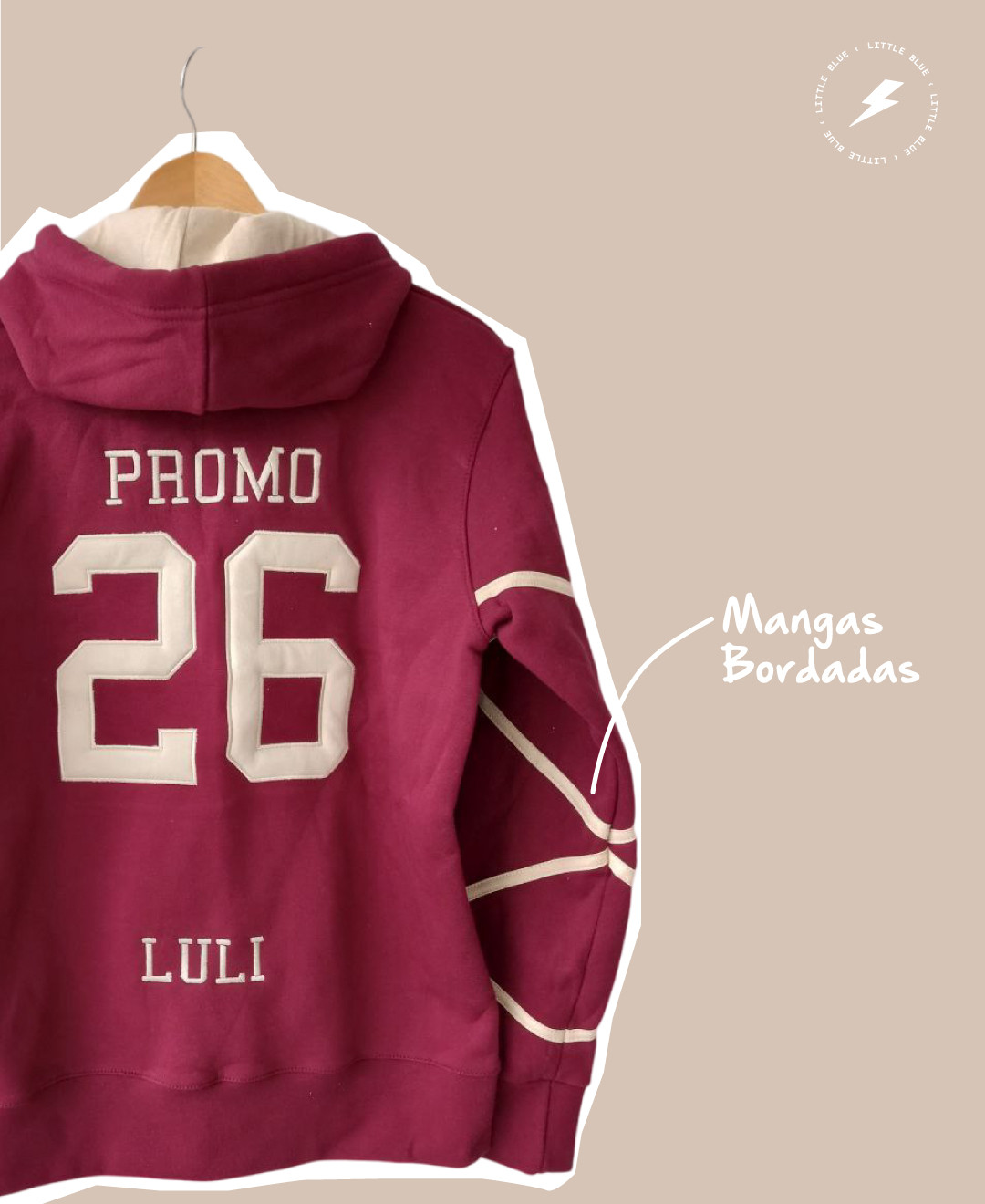 Buzo Oversize de Egresados 23. Buzo Oversize serpentinas