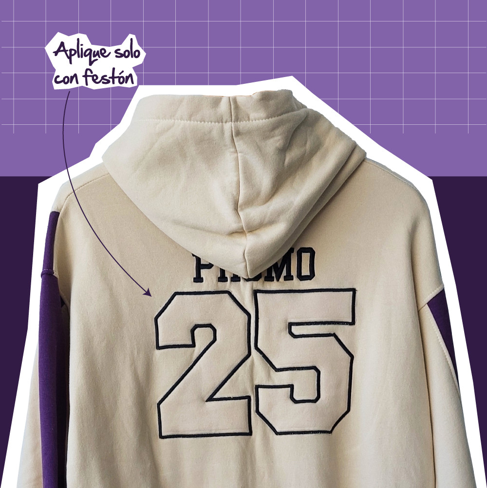 Buzo Oversize de Egresados 26. Buzo Oversize alternativo